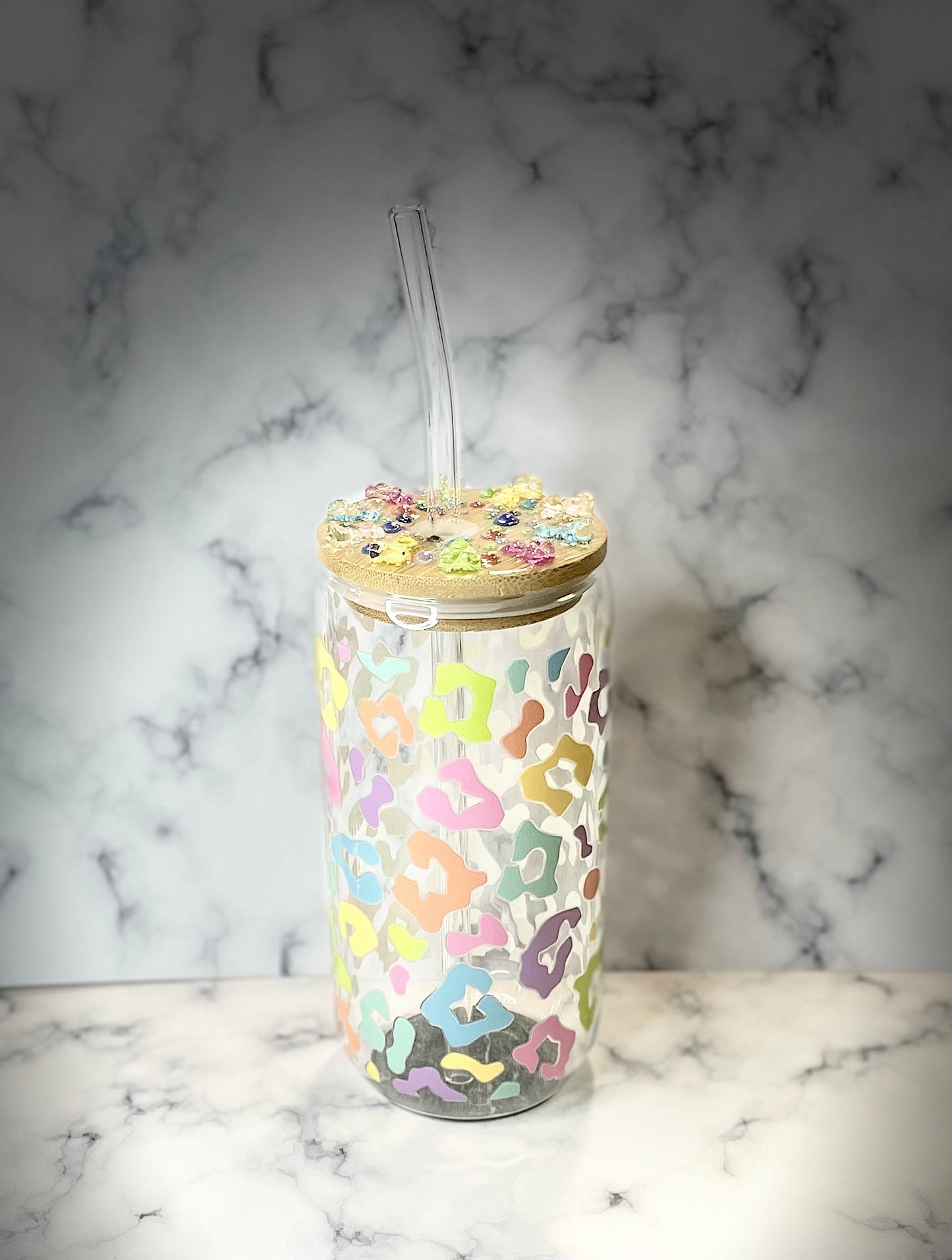 16 oz. Personalized Glass Can Tumbler