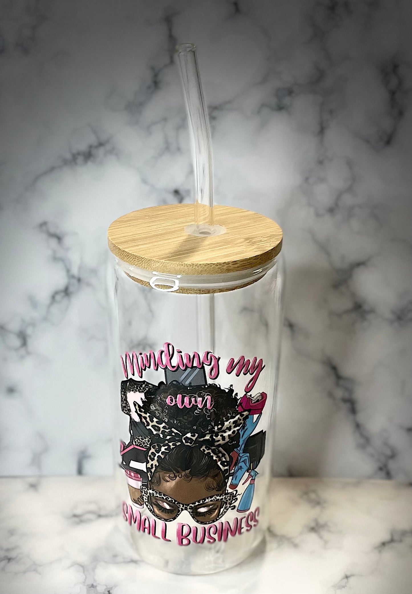 Minding my own small business glass can
