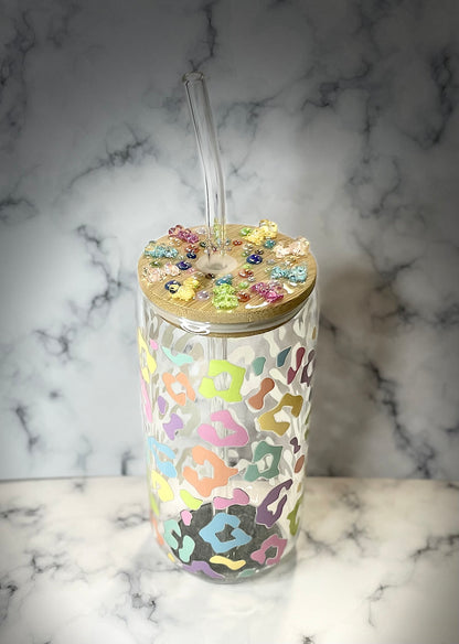 16 oz. Personalized Glass Can Tumbler
