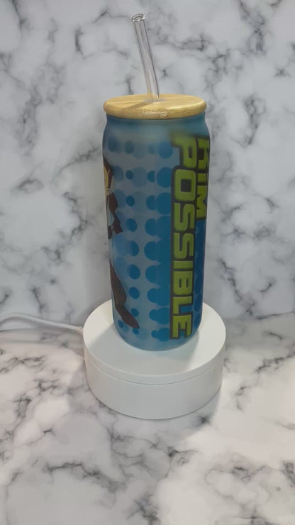 20 oz. Personalized Glass Can Tumbler